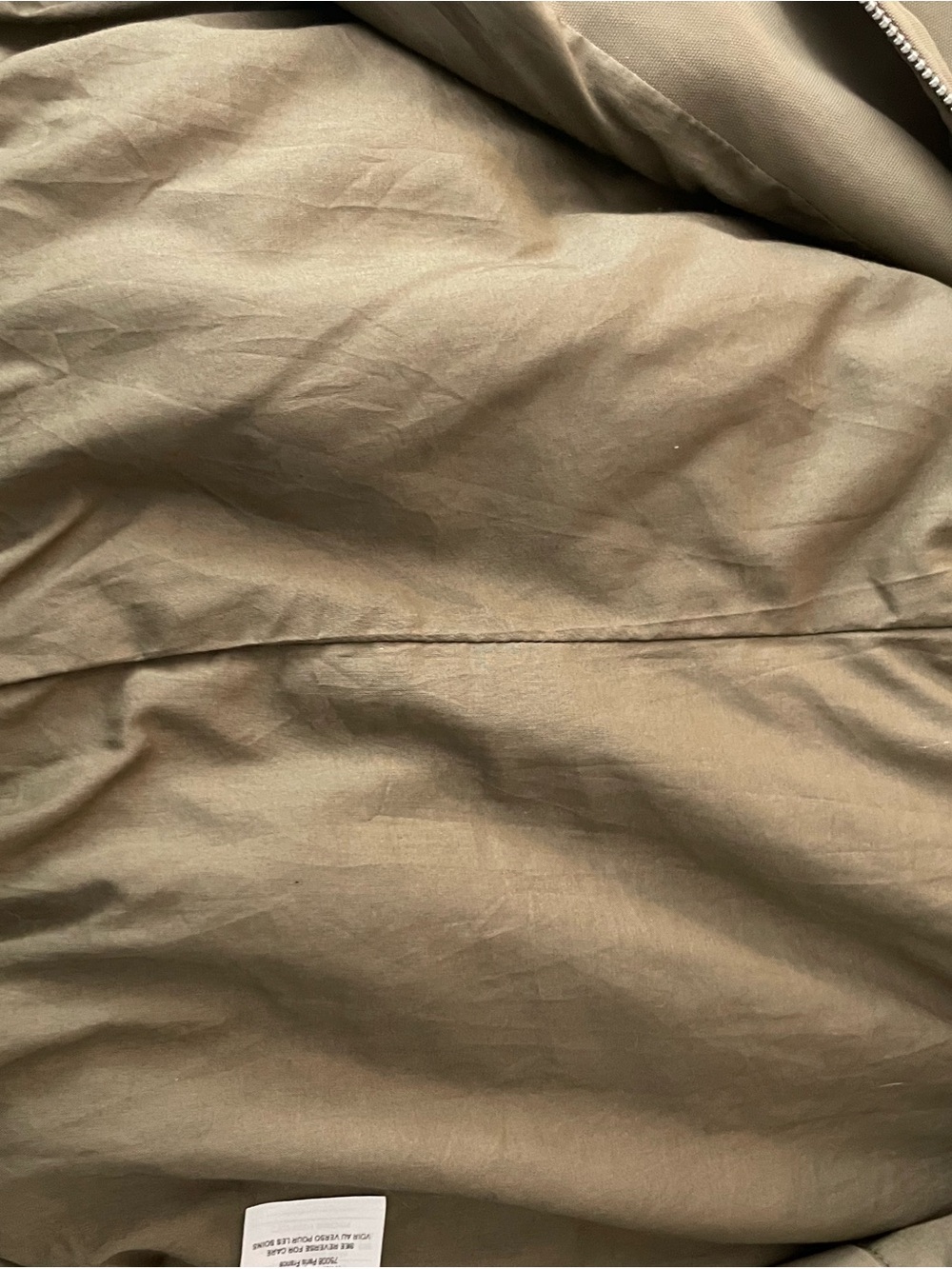$500 Vince Lightweight Bomber Jacket in light army green size xs - Picture 12 of 12